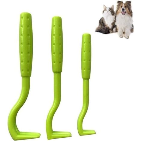 3-teiliges Zeckenentfernungs-Set, Zeckenhaken, Zeckenzange, Zeckenfalle, Anti-Zecken-Zubehör für Hunde und andere Haustiere