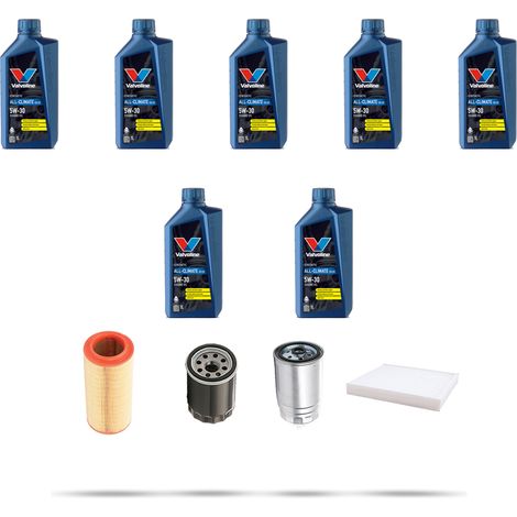 Kit tagliando 4 FILTRI e 7L OLIO compatibile con Iveco Daily III 35-17 3.0 Turbo Diesel 122kw dal 2004