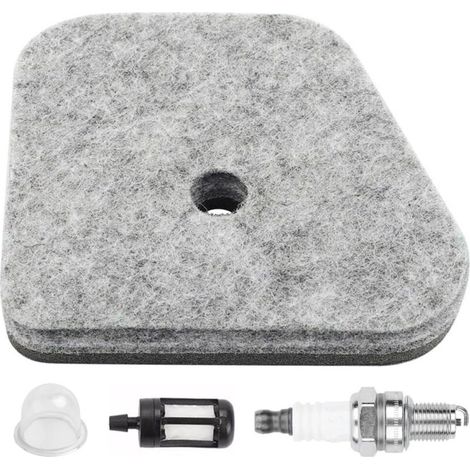 1 - Filtre à air - Kit d'entretien - Compatible Stihl FS90R FS130R KM110 - Pour débroussailleuse et taille-haie - Noir - 5x5cm (1/5)