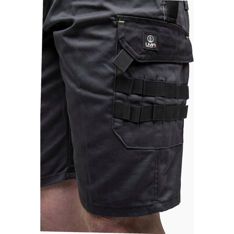 Bermuda de travail fondeur gris-noir LMA Taille 40