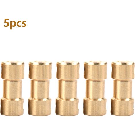 pièces Accouplement d'arbre en cuivre pour moteur, manchon de connexion, adaptateur de joint de transfert (3,0-6,0 mm) (1/5)