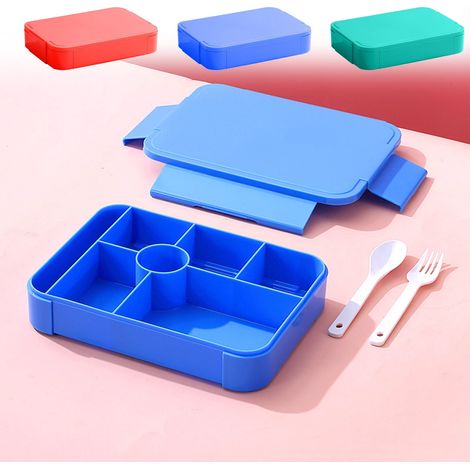 Boîte À Repas - Étanche - Micro-ondes - 24 x 17 x 5 cm - Pour Étudiants Et Bureau - 1 Pièce (1/5)