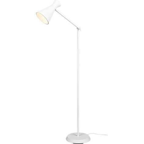 Lampada da terra ENZO bianca metallo gru E27 150cm RL (1/5)