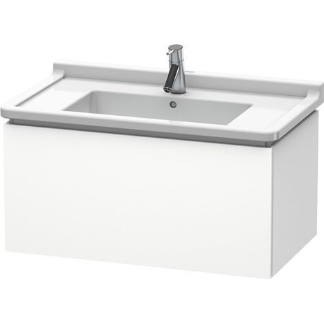 Meuble sous-vasque L-CUBE 469x820x408mm blanc mat