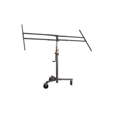 ALZALASTRE TELESCOPICO A CREMAGLIERA CON RUOTE 110x76 cm - 153h - AKIFIX