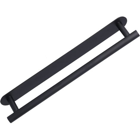 Porte-serviette adhésif en acier inoxydable 304, tige unique pour cuisine et salle de bain, 40 cm (1/5)