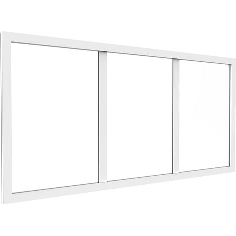 Sopraluce atelier L83 x H40 cm in Alluminio termolaccato Bianco  - BAYVIEW