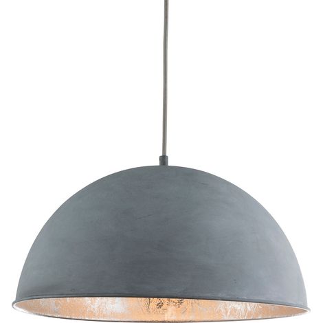 Globo - hängeleuchte - Miram - grau - metall - Ø 41cm - E27 - (1/4)
