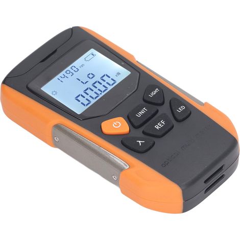 Wattmètre à fibre optique haute précision -70 à +10 V, mini testeur de fibre optique avec batterie Li-ion rechargeable 5 V CC (1/5)