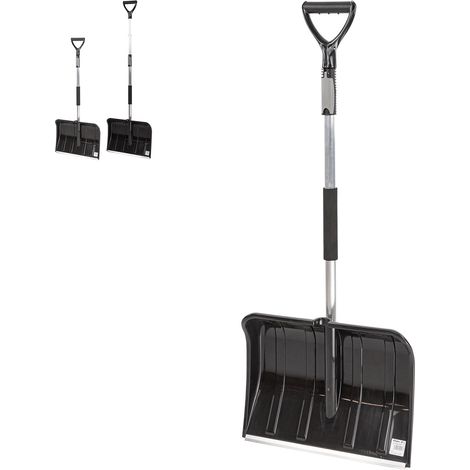 Teleskop Schneeschieber Schneeschaufel Schneeräumer verstellbar 1220/1550 mm