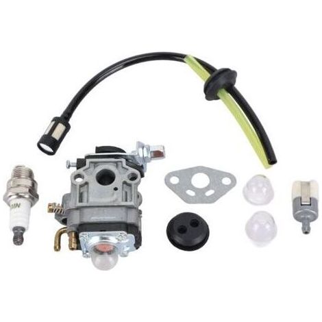 Kit de carburateur de tondeuse à gazon, ligne de filtre de bougie d'allumage pour TH23 TH26 TH34 23CC 25CC 26CC 33CC 35CC