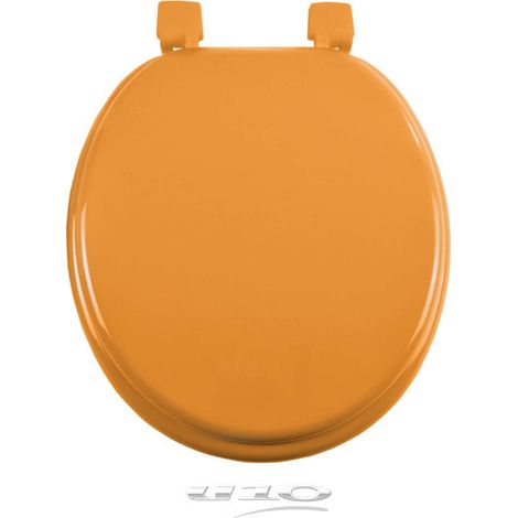 Abattant WC 37 x 47 cm Vitamine Ocre - MDF - Livraison gratuite (1/5)