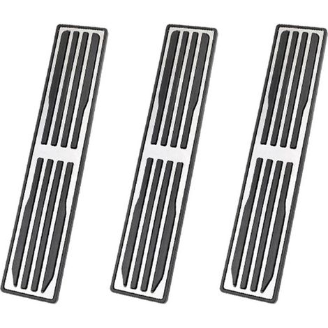 Accessori in acciaio per pedali/poggiapiedi (3 pezzi) per Leopard XE, XF, E-Pace, F-Pace e Velar (2016-2019). (1/3)