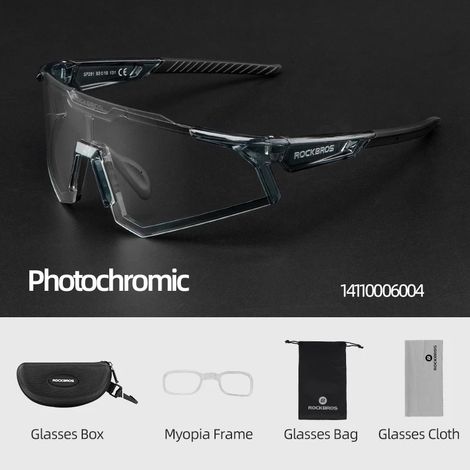 Lunettes de vélo (Style 4, à couleur changeante), protection solaire, sport, VTT, vélo de route