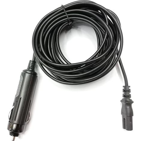 Elektrische Lunchboxen aus Kunststoff, 1,5 m langes 12-V-24-V-Netzkabel, elektrisch beheizte Lunchboxen, Netzkabeladapter für den Einsatz im Auto