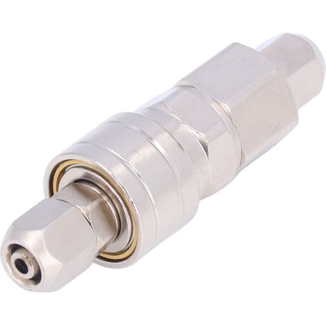 Raccord de tuyau pneumatique à verrouillage automatique en acier inoxydable nickelé (tube de verrouillage 8 mm (SP+PP20)) (1/5)