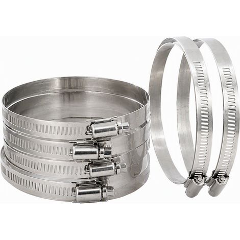 Collier de serrage en acier inoxydable 304, avec poignée, serrage manuel, télécom, bande perforée, 300 mm, pour tuyau d'eau et atelier (1/4)