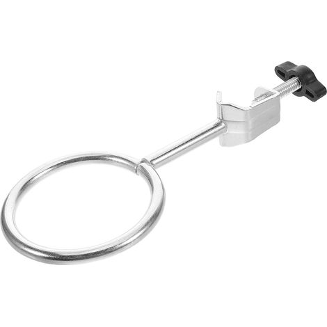 Support de Laboratoire avec Anneau de Soutien Pince pour Tube à Essai Matériel de Chimie Base Stable pour Bécher et Tube à Essai (1/5)