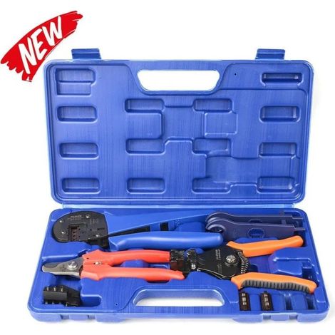 Kit per la crimpatura di connettori per cavi solari (1/5)