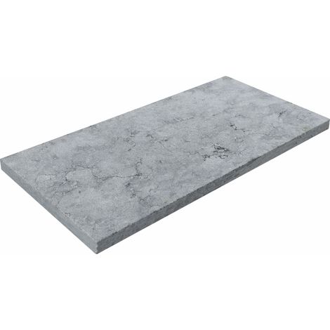 Margelle 3cm Pierre Marbrière - Royal Grey - Sablé Brossé - AR 33x3cm BR - Vendu à la pièce