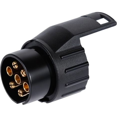 Adaptateur de barre de remorquage pour remorque de voiture 7 broches vers 13 broches (1/4)