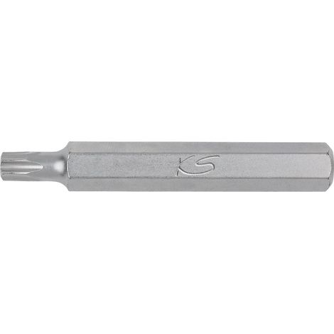 10mm Embout de vissage Torx percé, 75mm, TB60