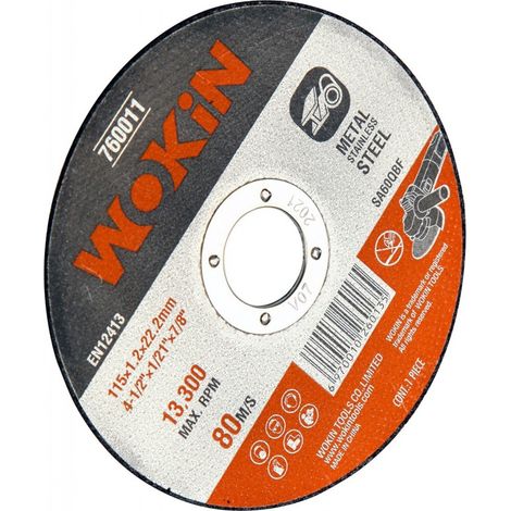 DISCO ABRASIVO TAGLIO FERRO PIANO 760 WOKIN (1/2)