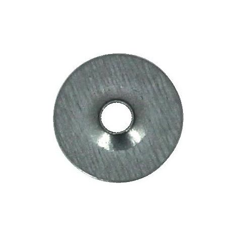 Rondelle cuvette acier zingué blanc. pour vis diamètre 5.1 mm. diamètre extérieur 25 mm. boîte de 100 pièces - VISWOOD