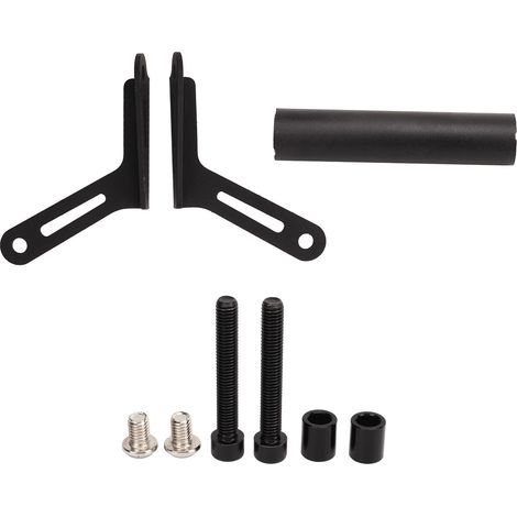Motorrad-Navigationssystem aus schwarzer Aluminiumlegierung mit (1/5)