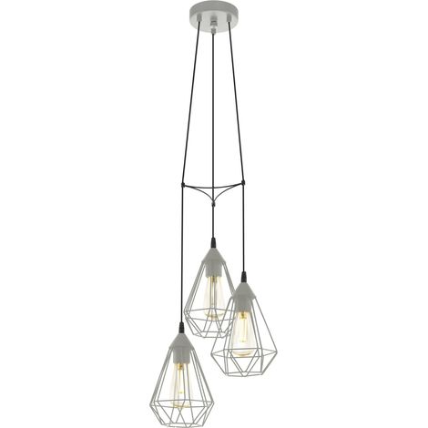 Suspension luminaire Tarbes, plafonnier suspendu à 3 lampes, lampe (1/5)