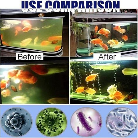 Nouveau comprimé de Purification de eau Aquarium puissante amélioration, OUTIL DE FILTRATION DE EAU(3PCS) Mult POMPE A EAU AQUARIUM (1/4)