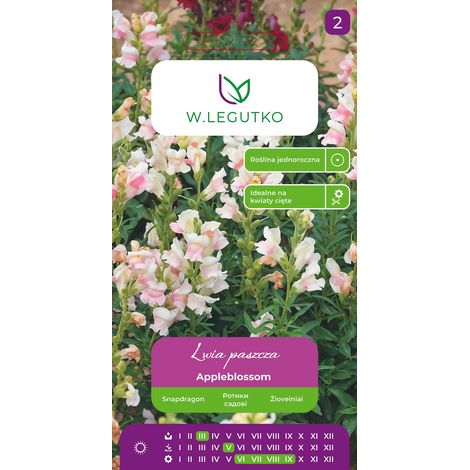 Legutko Snapdragon Appleblossom - semi 0,6 g (1/2)