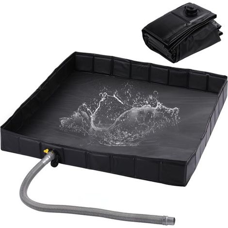Base de ducha exterior, ducha portátil, ducha exterior para camping, playa, caravana y cabina de ducha portátil (1/5)