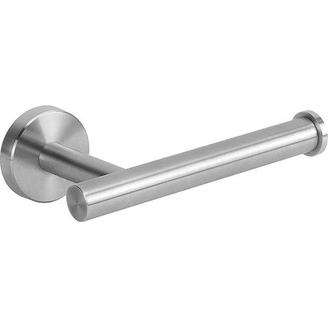 VT Goods – Toilettenpapierhalter – Wandmontage – Gebürsteter Edelstahl – Silber – Toilettenpapierrollenspender – Geeignet für Bad und Küche (1/5)