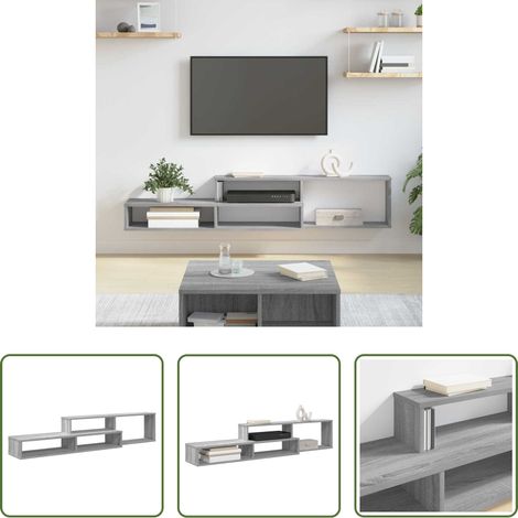 Holzwerkstoff - WandTVStand 150x25x28,5cm Holzwerkstoff (1/5)