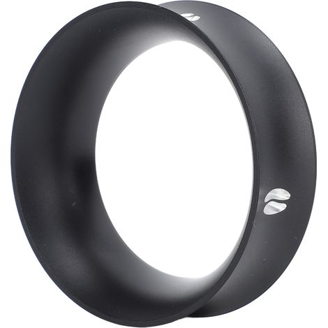 Kaffeemessring aus Aluminiumlegierung, wiederverwendbarer magnetischer Messtrichter, Kaffeesiebträgerring für Kaffeezubehör, 53 mm / 2,1 Zoll (1/5)