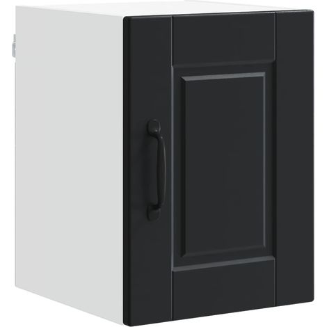 Maison Exclusive - Armadietto a muro PORTO Nero 30 x 31 x 40 cm Legno multistrato