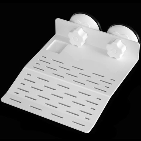 BRAVIX Plate-forme Flottante Île Flottante pour Tortue Reptile avec Ventouses, Aquarium Tank Decor Habitat Ornement pour TortuesTortue, (Blanc) (1/3)