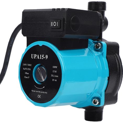 Surpresseur d'eau 180 W 240 V 35 l/min, Pompe de Circulation d'eau à Fonctionnement Silencieux pour Réservoirs d'eau, Appareils Ménagers et Machines à laver (1/5)