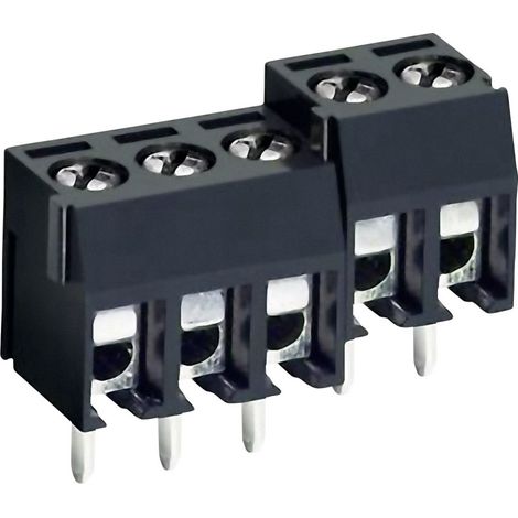 DECA 1192189 Schraubklemmblock 1.31 mm² Polzahl 3 Schwarz 1 St.