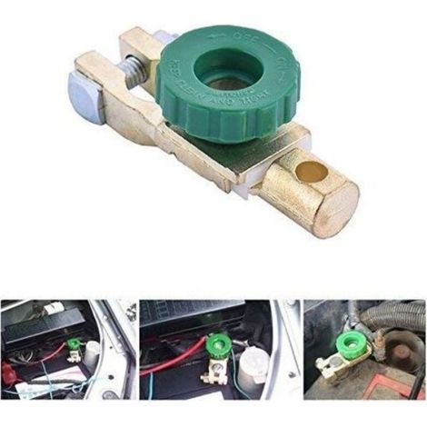 Interrupteur De Coupure Batterie - Plaqué Cuivre - Pour Voiture Moto Véhicule Électrique - 1 Pièce (1/5)