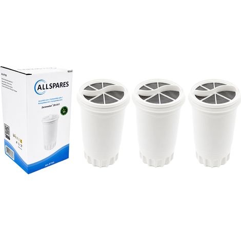 Filtro de agua AllSpares (3 unidades) compatible con todas las jarras de agua Zerowater. Filtro de repuesto para, por ejemplo, ZW-5317 y ZR-017 (filtros PFAS). (1/5)