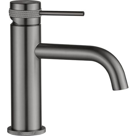 RUBINETTO DA LAVABO REA LUNGO GRIP GUN GREY LOW