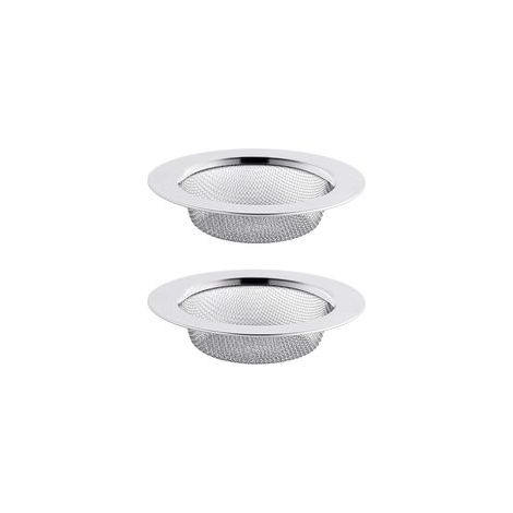2PCS Filtre à Évier en Acier Inoxydable, Filtre de Vidange de 11,5 cm, Crépine d'évier, Tamis d'évier, Crépine d'évier de Cuisine (1/5)