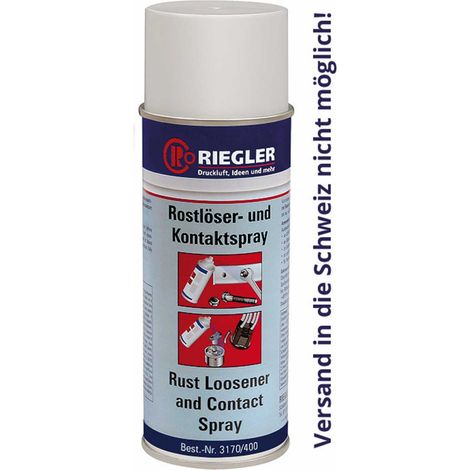 Riegler Rostlöser-und Kontaktspray, 400 ml (1/3)