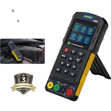 Multimètre automobile, fonction oscilloscope, compatibilité K/CAN (1/5)