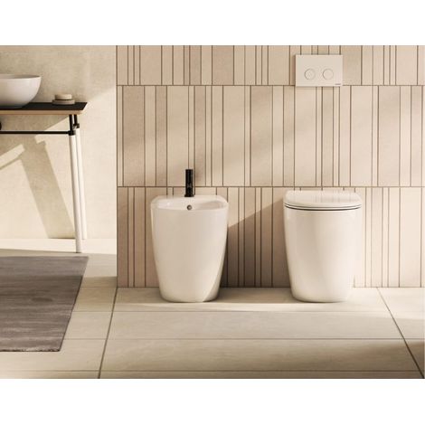 Sanitari Daily New Filomuro 53x35 Scarico Traslato Senza Brida (1/2)