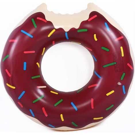 royaluxe -Bouée Donuts Anneau de Natation Donuts Gonflable Plage Piscine Parc d'Attractions pour Adultes et Enfants Bouée d'été Eau Jouet Swim Ring (1/5)