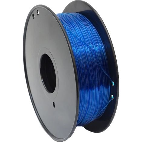 3D-Druckerfilament, flexibles TPU, hohe Qualität, transparentes Blau (1/2)