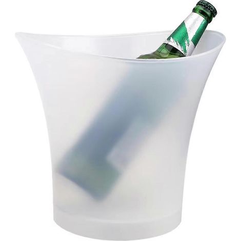 Wasserdichter 5-Liter-LED-Eiskübel, beleuchteter LED-Eiskübel für Champagner und Bier (Farbwechsel) für Bars und Nachtclubs (1/5)